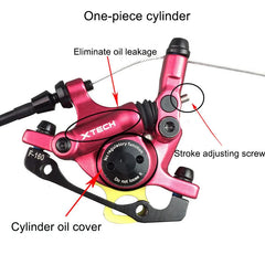 ZOOM HB-100 XTECH MTB Hydraulic Disc Brake Kit for Mountain/Electric Folding Bike Front Rear Clamps Bicycle Accessories