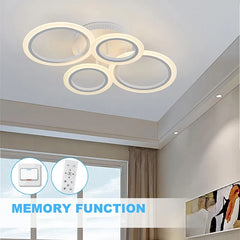 Modern LED chandelier with remote control home lighting ring ceiling light living room bedroom lighting kitchen Lamps for room