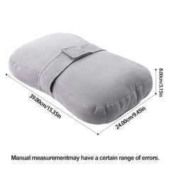 Knee Pillow for Side Sleepers,Support Leg Pillow for Hip & Back Pain, Plush,Bind Belt & Machine Washable