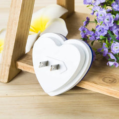 LED Night Lights Heart-shaped Wireless Sensor EU/US Plug Night Ligh Bedroom Living Room Baby Room Lighting Energy-saving Light