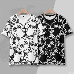 Outdoor Casual Wear Men's Shirts Yu-Gi-Oh! Kuriboh Printed Short Sleeve Interesting High Quality Quick-Dry Loose Mens T shirt
