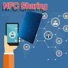 1Piece Digital Business Card Social Share NFC Carbon Fiber Smart NFC Card Business Card Fast Reading Ntag 215 Blank NFC Card