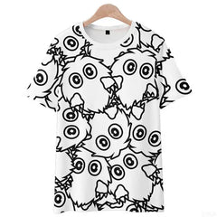Outdoor Casual Wear Men's Shirts Yu-Gi-Oh! Kuriboh Printed Short Sleeve Interesting High Quality Quick-Dry Loose Mens T shirt