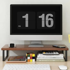 Computer Monitor Stand|Ergonomic Desk Riser|Sturdy Desktop Organizer Shelf|Multi-Purpose Storage Accessories(19.6x7.8x3.1in)