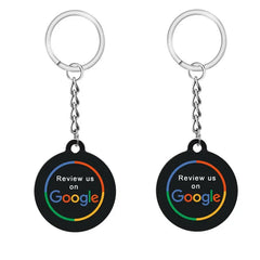 Google Review NFC Epoxy Tag NFC Key Tag Proximity 13.56MHz RFID Keychain for Increase Google Reviews