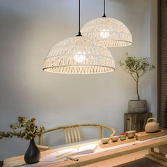 Newest hemp rope woven pendant lamp pastoral restaurant tea room inn bar bedroom rattan indoor chandelier lighting AC95-260V