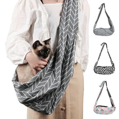 Comfortable & Spacious Pet Cat/Dog Harness Carrier - Pet Sling Bag - Suitable for Small/Medium Pets