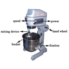 Bakery Equipment Industrial Kitchen Mixer Egg Mixer Commercial Automatic Cake Dough Mixer Machine Dough Kneading Machine