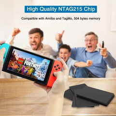 5/10 Rewritable NFC Cards Black NFC Tags NFC Business Card NFC 215 Cards NFC Ntag215 Cards Blank NFC Cards Rewritabl 504 Bytes