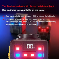 1700 Lumens ZHIYU Bike Headlight Bicycle Flashlight Handlebar Type-C MTB Road Highlight C1700 Front Lamp Bicycle Accessories