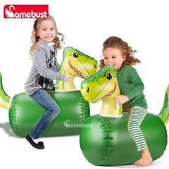 Camebust Inflatable Hopping Toddlers Toys Bouncy Unicorn Horse Dinosaur,Jumping Bouncing Animal Hopper for Party Decoration