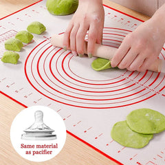 Silicone Baking Mat Non-Slip Pastry Mat for Rolling Dough With Measurements Kitchen Dough Mat Pie Crust Mat Oven Liner YY206
