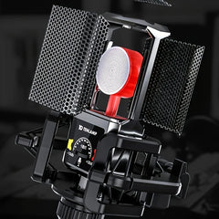 Tenlamp PKPRO Large Diaphragm Condenser Mic, 26mm Gold-Plated Head, Phantom Power, USB/XLR Dual-Circuit, Gaming Streaming Podcast Mic with Stand, Noise Cancellation for PC PS5 Karaoke Video Conferencing