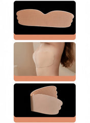 Adhesive Bra Strapless Sticky Invisible Push up Silicone Bra for Backless Dress