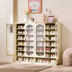 New shoe cabinet household multi-layer storage shoes dust-proof door porch floor large-capacity porch rack shoe rack
