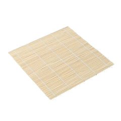 Exquisite Bamboo Sushi Mat with White Finish Seaweed Rice Roll Curling Non Stick Japanese Style Kitchen Essential Sushi Making