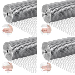 Hardware Cloth 36" 48" x 50'/100' Wire Mesh Roll Chicken Fence 1/2" 19 Ga