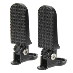 Bicycle Rear Pedal for Electric Bike Foldable Design Aluminum Alloy Material Anti Slip Pattern Wide Application