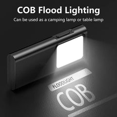 EDC Flashlight Keychain Light Super Bright With Pen Clip Mini LED Flashlight, USB Charging Port Emergency Work Camping Light
