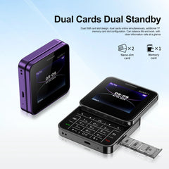SERVO Rotatable Mini Mobile Phone 2G GSM 2 SIM Standby Magic Voice FM Radio Quick Dialing Button Slider Small Cellphones