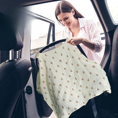 Baby Basket Cover Stroller Blankets Cotton Soft Baby Cart Cover Safety Seat Nursing Towel Sunshade Cover Baby Bedding Items