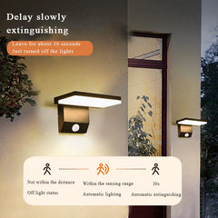 IP65 Waterproof Sensor Wall Lamp LED Outdoor Wall Light Adjustable Angle wall Lights Aluminum Alloy Entrance Corridor Balcony