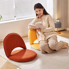 Tatami Back Chair, Bedroom Foldableing Chair, Dormitory Single Small Sofa, Adjustable Removable and Washable Small Chair
