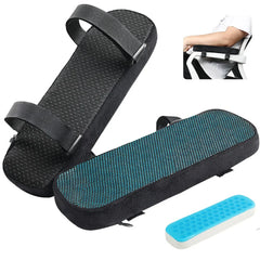 Ergonomic Armrest Pads- Office Chair Arm Rest Cover Pillow - Elbow Support Cushionfor Computer, Gaming and Desk Chairs (Set of