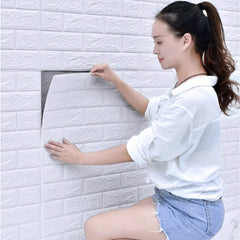 10-40pcs 38.5cmx35cm 3D Wall Stickers Self-adhesive Wallpaper Oil and Moisture Resistant Stain Resistant Decorative Stickers 