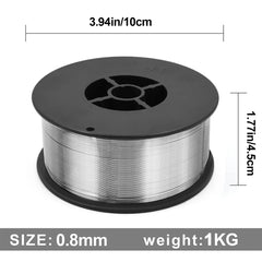 0.8mm Mig Wire Flux Cored Self-Shielded 1kg No Gas Wires Iron Welding Carbon Steel Gas-Less Mig Welder Accessories