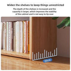 Simple desktop bookshelf dormitory multi-layer storage rack home student desk finishing shelf solid wood with extraction rack
