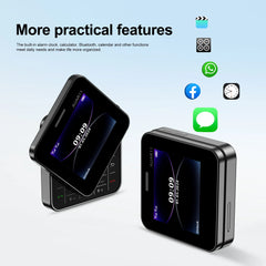 SERVO Rotatable Mini Mobile Phone 2G GSM 2 SIM Standby Magic Voice FM Radio Quick Dialing Button Slider Small Cellphones