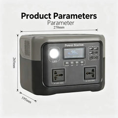 New 800W 716.8WH Portable Power Station 600W/800W Solar Generator Backup Power Bank for Outdoor Camping Home Emergency RV Travel