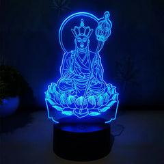 3D LED Light Base 7/16 Colors Acrylic Lamp Display Stand with Remote Control/Touch Anime Lamp Holder Acrylic Light Board Base