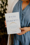 Path to Puberty book cover showcasing a puberty guide for girls by Tatiana Berindei.