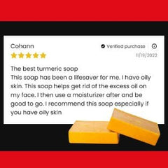 Turmeric Face Bar for Dark Spots & Uneven Skin