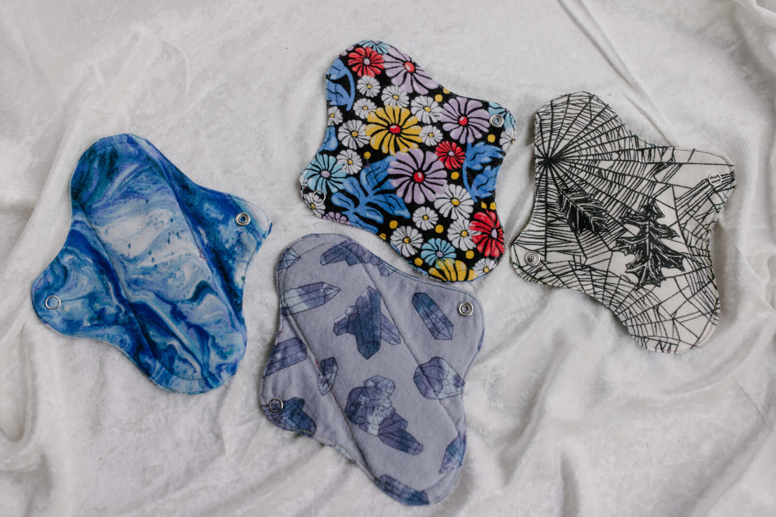 Organic Cotton Cloth Pads for Heavy Flow - Tween / Small n/a Voice_of_the_Womb_Product_Shoot_EDP-39 My Store