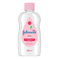 Johnson's Baby Oil, Hypoallergenic & Dermatologist-Tested Baby Care - 6.76 fl oz