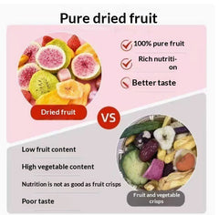 Premium Fruit Crisps Mixed Pack Freeze-Dried Dehydrated Assorted Fruits And Vegetables, Snack Delight