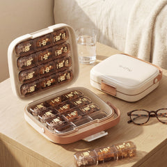 Airtight Storage Box For Health Supplements And Medications