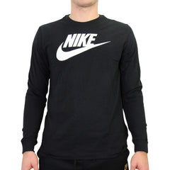 Nike Mens NSW Long Sleeve TEE ICON Futura T-Shirts CI6291-063 Size M