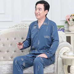 Ensemble pyjama ample pour homme, printemps et automne