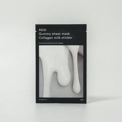 Abib Gummy Sheet Mask Collagen Milk Sticker 27ml X 10ea