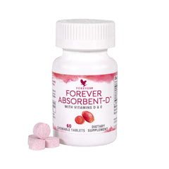 forever living vitamin D Delicious flavor chewable Very effective Sweet prickly pear flavor derived from natural Ingredients