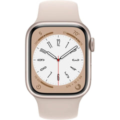 Apple Watch Series 8 (GPS) 41mm Aluminum Case with Sport Band - S/M (Refurbished)