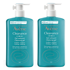 Avène Cleanance Oily Skin Cleansing Gel - 2-Pack