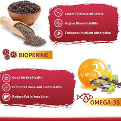 Coenzyme Q10 Soft Capsules - Dietary Supplement for Heart Health Support