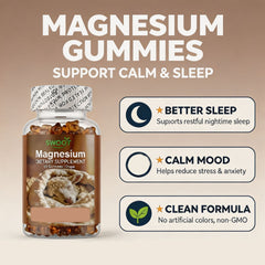 Magnesium Gummies Dietary Supplement With Magnesium Glycinate