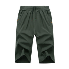 Plus-size Athletic Capri Pants Loose-fitting