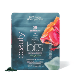 BEAUTYbits Spirulina Tablets small bag front packaging view